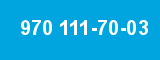 970 111-70-03 970 111-70-03